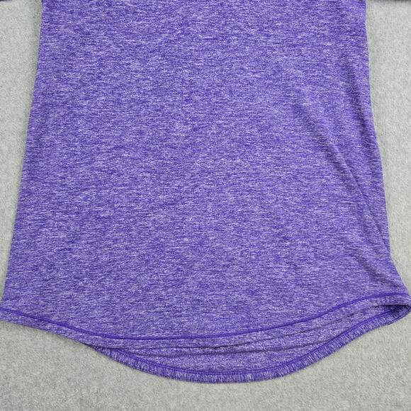 Lululemon Shirt Womens Size 4 Tuck And Flow Long Sleeve Heathered Bruised Berry - Picture 6 of 14